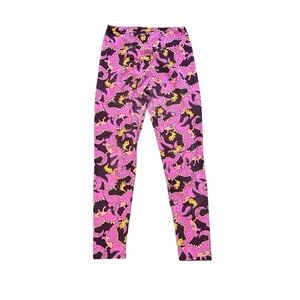 LuLaRoe Pinkish Purple Dragon Leggings One Size